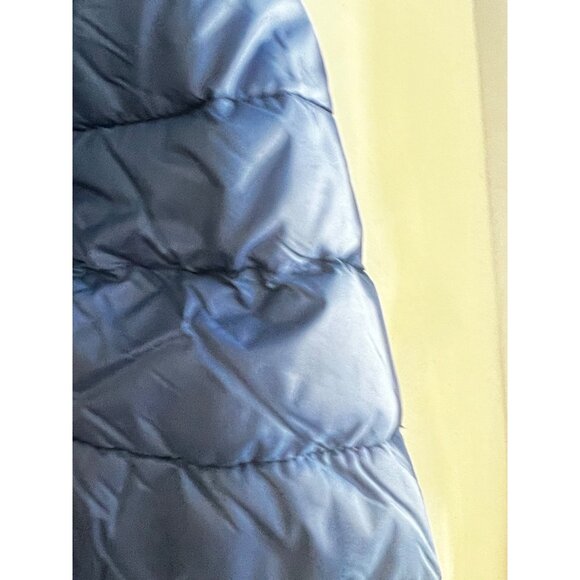 Old Navy Mens Puffer Jacket Small Blue Polyester Full Zip Quilted Lightweight - Picture 12 of 12